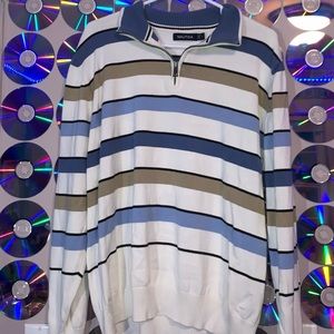 🦋3 for $20🦋 Nautica Quarter Zip Sweater- L
